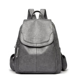 Maya| Anti-Diebstahl Rucksack aus Leder Zendoo.de