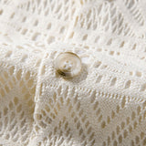 David | Transparente Häkelshirt mit Ethno-Muster