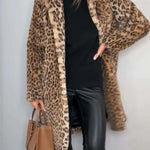 Leopard | Kunstfell-Jacke für den Winter Zendoo.de