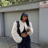 Sarah | Kurzer Pelzmantel