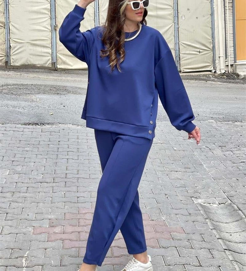 Moderner Zweiteiler mit Oversize Pullover & Joggerhose – Lässiger Komfort Look