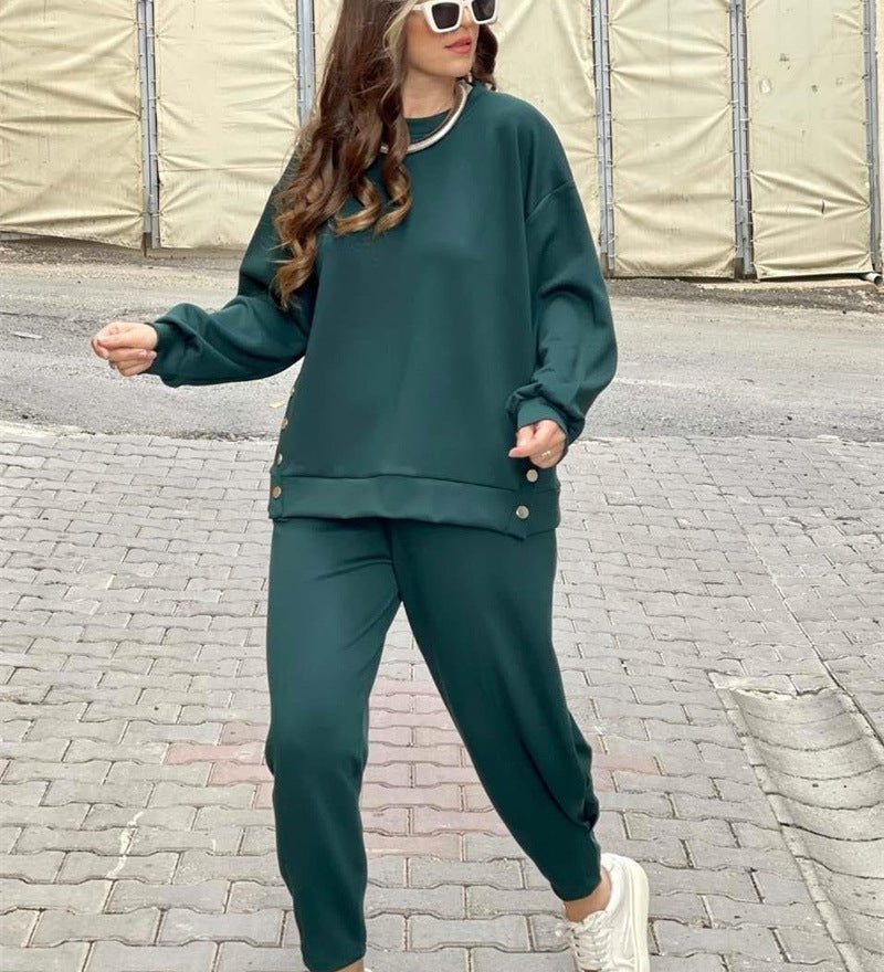 Moderner Zweiteiler mit Oversize Pullover & Joggerhose – Lässiger Komfort Look