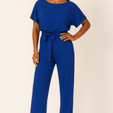 Eleganter Jumpsuit mit Taillengürtel – Figurbetont & Stilvoll