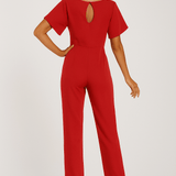 Eleganter Jumpsuit mit Taillengürtel – Figurbetont & Stilvoll