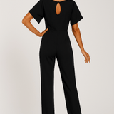 Eleganter Jumpsuit mit Taillengürtel – Figurbetont & Stilvoll