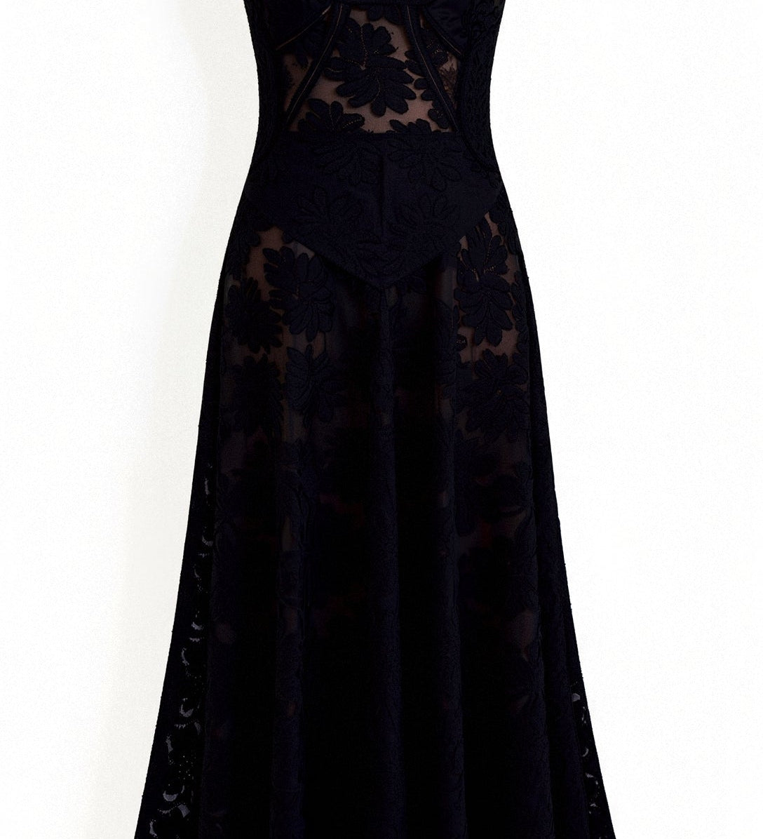 Weißes Boho-Maxikleid mit Schmetterling-Muster | Ibiza-Stil