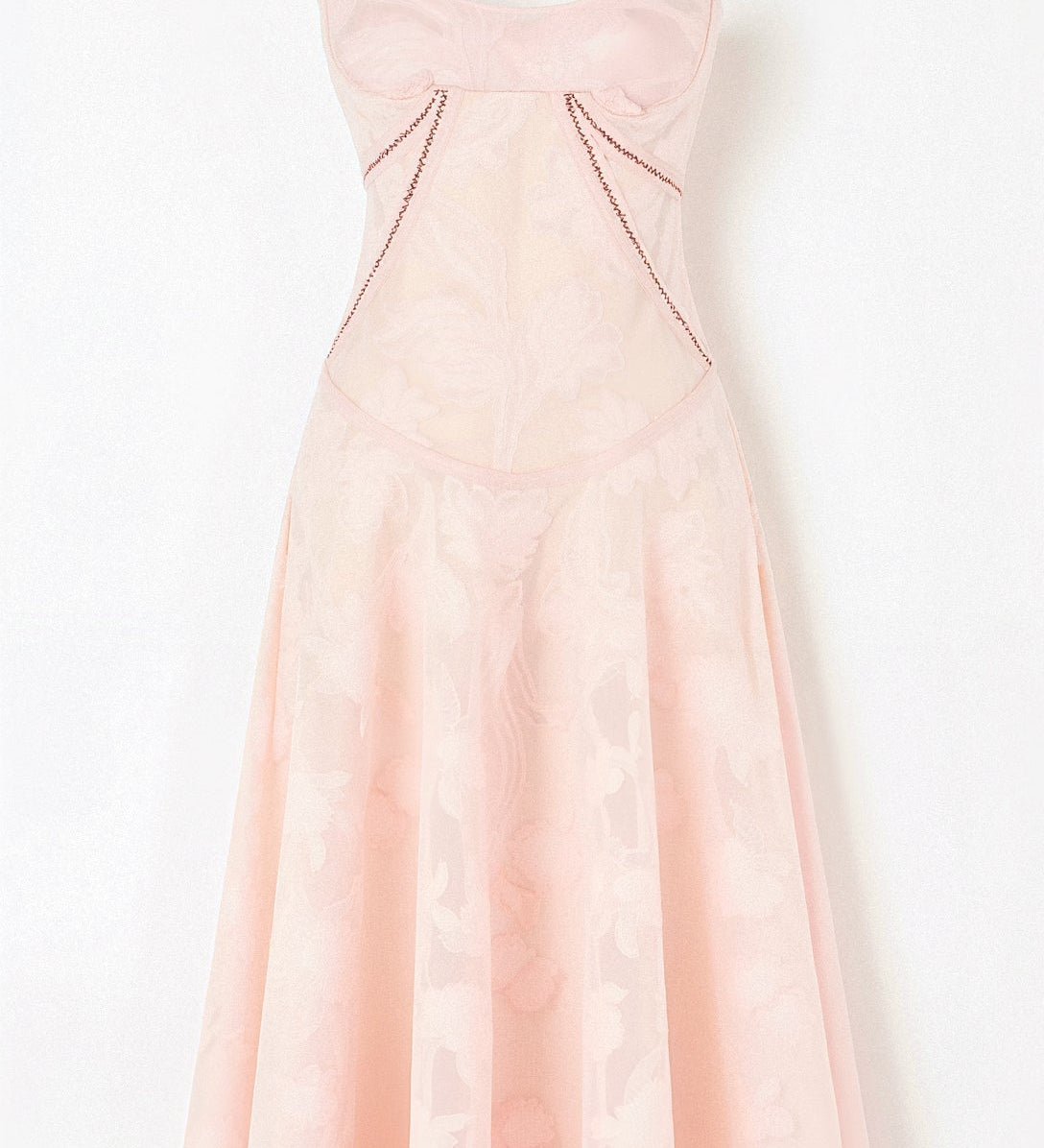 Weißes Boho-Maxikleid mit Schmetterling-Muster | Ibiza-Stil