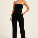 Strapsloser Denim Jumpsuit – Eleganter Einteiler mit figurbetontem Schnitt