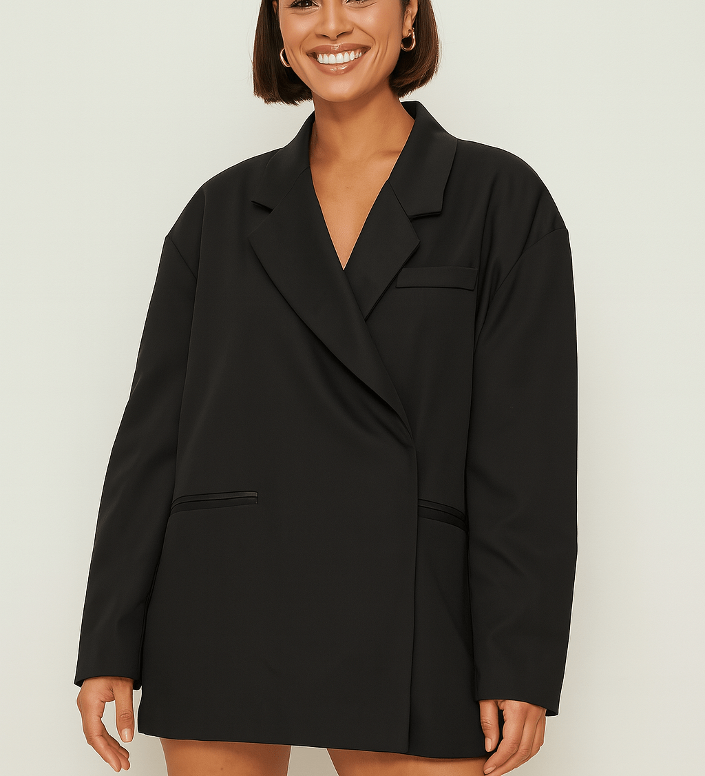 Moderner Damen Oversize Blazer mit klassischem Schnitt