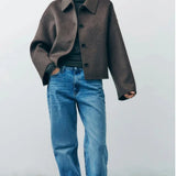 Kharla Dicker Mantel in Übergröße – Eleganz & Wärme für kalte Tage