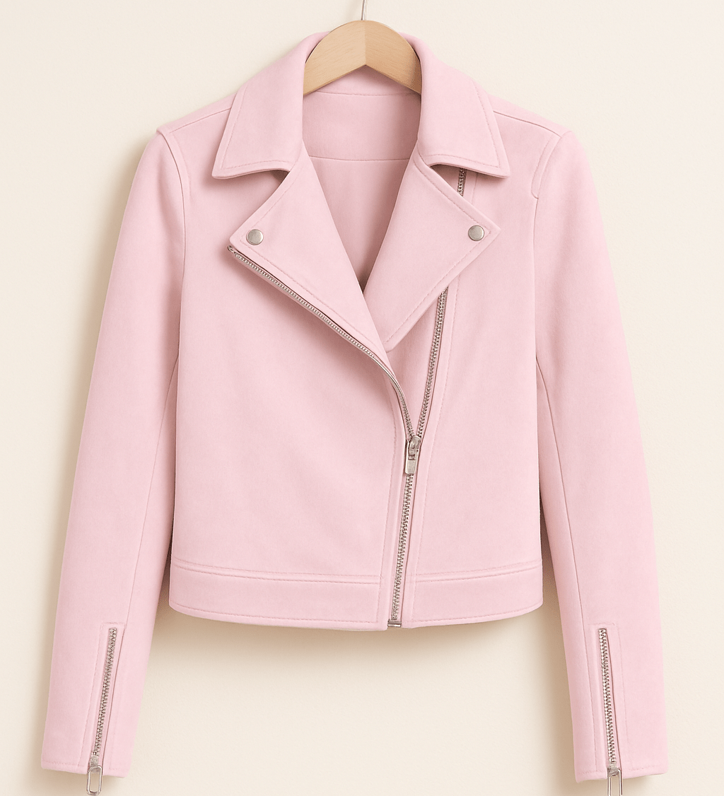 Mathilde Bikerjacke mit Wildlederoptik – Moderner Style trifft zeitlose Eleganz