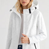 Sanne Outdoor Jacke mit Kapuze – Stilvolle Übergangsjacke für Alltag & Freizeit