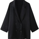 Elegantes Zweiteiler Set mit Blazer und weiter Hose – Moderner Business- & Freizeitlook