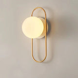 Moderne Kugel Wandleuchte – Elegante LED Wandlampe im Gold Design