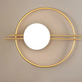 Moderne Kugel Wandleuchte – Elegante LED Wandlampe im Gold Design
