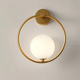 Moderne Kugel Wandleuchte – Elegante LED Wandlampe im Gold Design