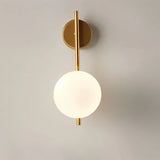 Moderne Kugel Wandleuchte – Elegante LED Wandlampe im Gold Design