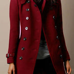 Adelina | Eleganter langer Trenchcoat Zendoo.de