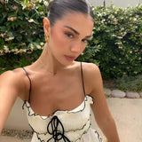 Sofia | Boho Zweiteiliges Set mit Rüschen & Maxi-Rock