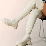 Charlotte | Stretch Strickstiefel Zendoo.de