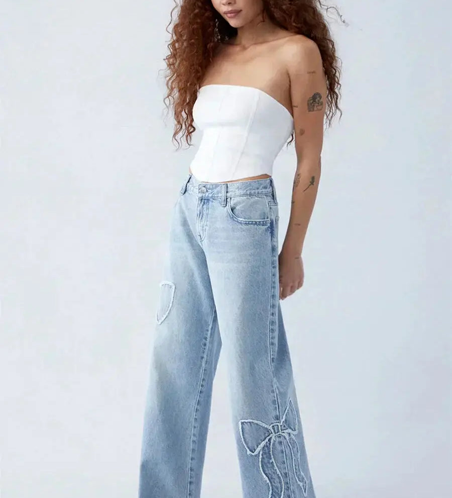 Yasmin | Bow Baggy Jeans Zendoo.de