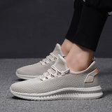 Herren Strick Sneaker mit Schnürung