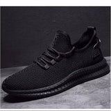 Herren Strick Sneaker mit Schnürung