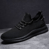 Herren Strick Sneaker mit Schnürung
