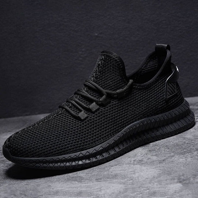 Herren Strick Sneaker mit Schnürung