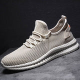 Herren Strick Sneaker mit Schnürung