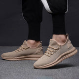 Herren Strick Sneaker mit Schnürung