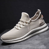 Herren Strick Sneaker mit Schnürung