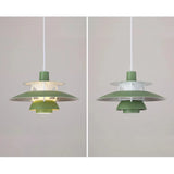 MaxMosaic | Moderne Schatten LED Hängelampe Buntes Metall Wohn/Schlafzimmer/Esszimmer Zendoo.de