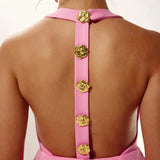 Marlene | Halter Rückenfreies Minikleid Zendoo.de