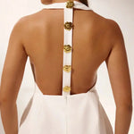 Marlene | Halter Rückenfreies Minikleid Zendoo.de