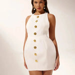 Marlene | Halter Rückenfreies Minikleid Zendoo.de