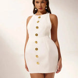 Marlene | Halter Rückenfreies Minikleid Zendoo.de