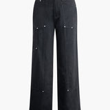 Weit geschnittene Jeans mit modernem Utility-Design