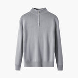 Weston | Half Zip Stehkragen Herrenpullover aus Merinowolle