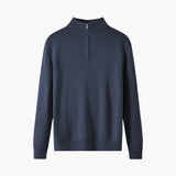 Weston | Half Zip Stehkragen Herrenpullover aus Merinowolle