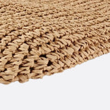 Sola | Große Strohtasche mit Fransen & Reißverschluss – Schulter-Tote Bag