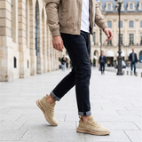 Herren Strick Sneaker mit Schnürung