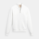 Minimalistischer Sweatshirt mit Reißverschlusskragen