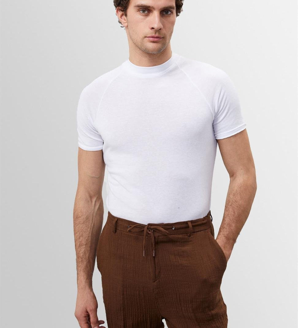 Joachim | Klassisches Slim-Fit Weißes T-Shirt für Herren