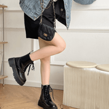 Eline | Elegante Plateaustiefel aus Leder – Stilvolle Schuhe mit Komfort