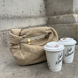 Ilyse | Geflochtene Mini-Tasche aus Wildleder