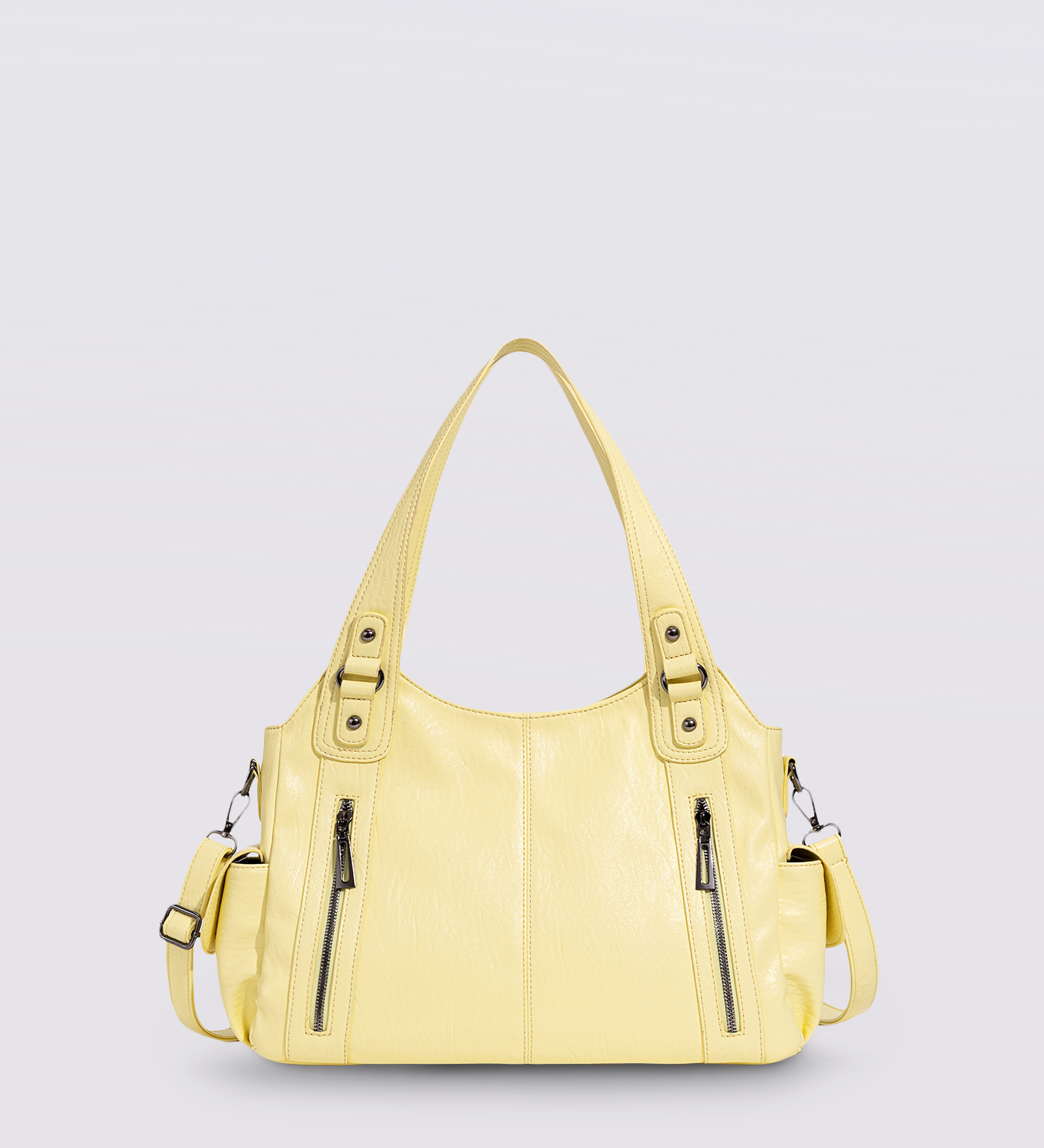 City-Handtasche mit Crossbody-Option und praktischen Fächern