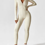 Lina | Nahtloser Full-Zip Bodysuit