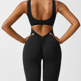 Sienna | Rückenfreier Flare-Jumpsuit