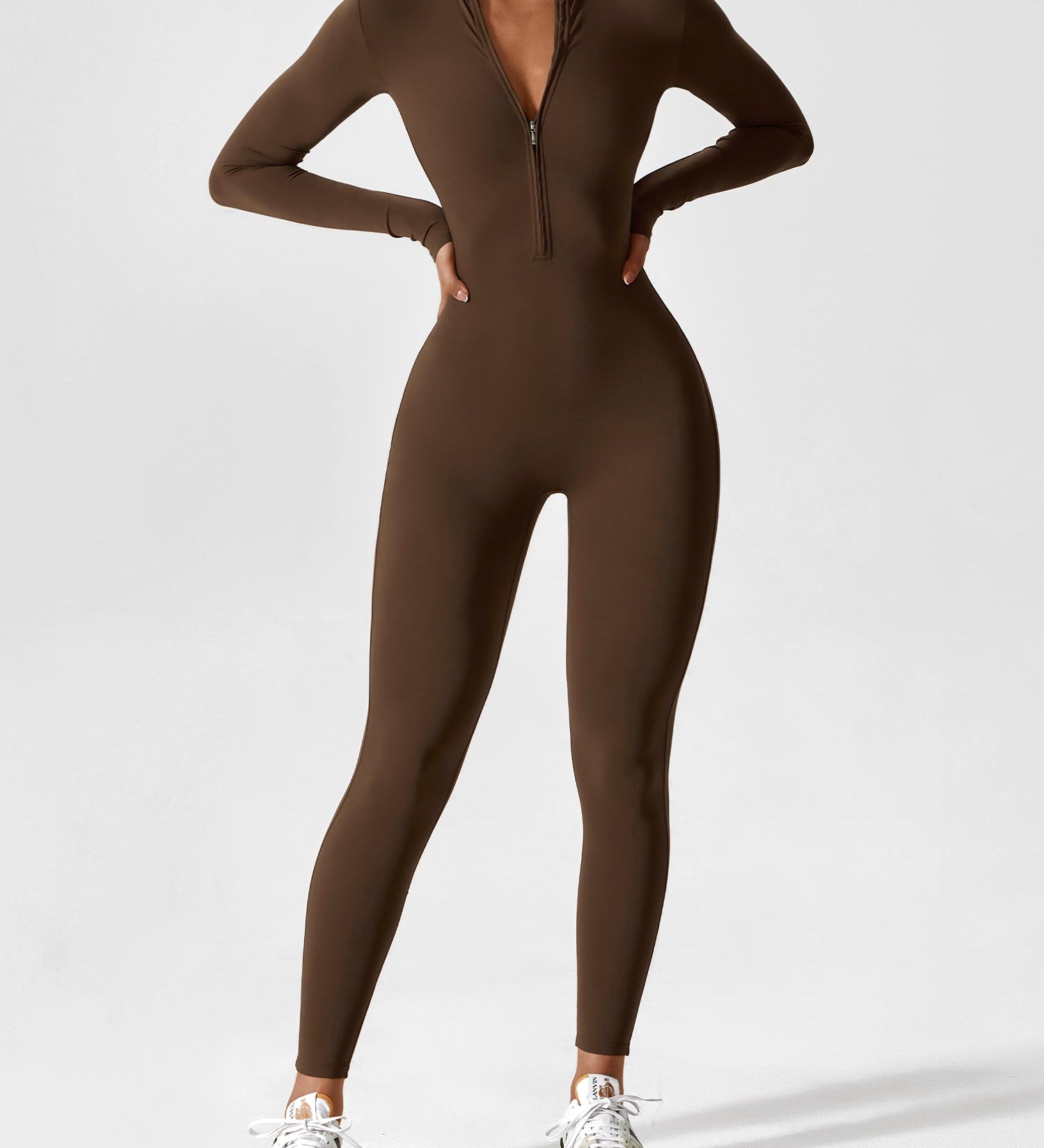 Lina | Nahtloser Full-Zip Bodysuit